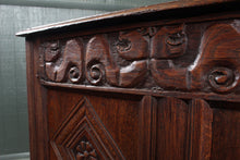 Load image into Gallery viewer, English Mule Chest dated 1706
