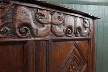 Load image into Gallery viewer, English Mule Chest dated 1706
