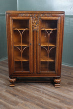 Load image into Gallery viewer, English Oak Art Deco Bookcase c.1930