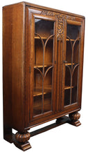 Load image into Gallery viewer, English Oak Art Deco Bookcase c.1930