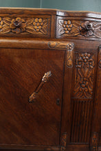 Load image into Gallery viewer, English Oak Art Deco Sideboard c.1930