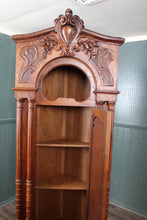 Load image into Gallery viewer, English Oak Art Nouveau Corner Cabinet c.1910