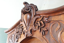 Load image into Gallery viewer, English Oak Art Nouveau Corner Cabinet c.1910