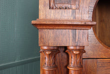 Load image into Gallery viewer, English Oak Art Nouveau Corner Cabinet c.1910