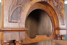 Load image into Gallery viewer, English Oak Art Nouveau Corner Cabinet c.1910