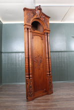 Load image into Gallery viewer, English Oak Art Nouveau Corner Cabinet c.1910
