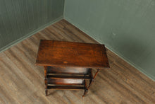 Load image into Gallery viewer, English Oak Book Rack c.1900