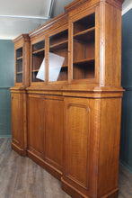Load image into Gallery viewer, English Oak Bookcase c.1910