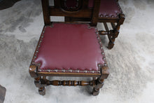 Load image into Gallery viewer, English Oak Chairs set of 4 c.1950