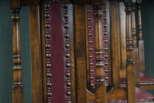 Load image into Gallery viewer, English Oak Chairs set of 4 c.1950