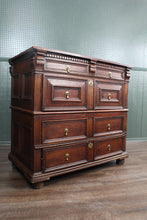 Load image into Gallery viewer, English Oak Chest on Chest William and Mary/Early Georgian c.1680