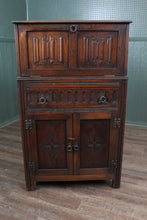 Load image into Gallery viewer, English Oak Cocktail Cabinet c.1940