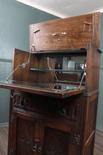 Load image into Gallery viewer, English Oak Cocktail Cabinet c.1940