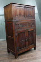 Load image into Gallery viewer, English Oak Cocktail Cabinet c.1940