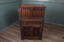 Load image into Gallery viewer, English Oak Cocktail Cabinet c.1940
