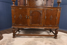 Load image into Gallery viewer, English Oak Court Cupboard c.1900