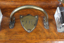Load image into Gallery viewer, English Oak Desk Set c.1900