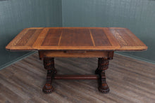 Load image into Gallery viewer, English Oak Drawleaf Table c.1900