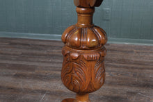 Load image into Gallery viewer, English Oak Drawleaf Trestle Table c.1900