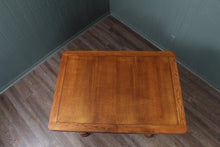 Load image into Gallery viewer, English Oak Drawleaf Trestle Table c.1900
