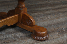 Load image into Gallery viewer, English Oak Drawleaf Trestle Table c.1900