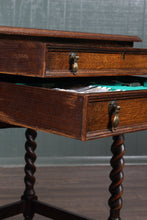 Load image into Gallery viewer, English Oak Fitted Cutlery Table c.1900