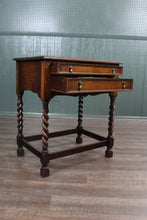 Load image into Gallery viewer, English Oak Fitted Cutlery Table c.1900