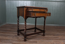 Load image into Gallery viewer, English Oak Fitted Cutlery Table c.1900