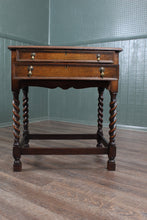 Load image into Gallery viewer, English Oak Fitted Cutlery Table c.1900