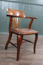 Load image into Gallery viewer, English Oak Globe Wernicke Chair c.1900