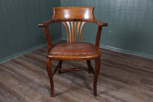 Load image into Gallery viewer, English Oak Globe Wernicke Chair c.1900