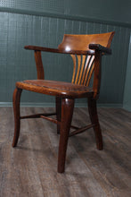 Load image into Gallery viewer, English Oak Globe Wernicke Chair c.1900