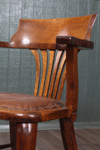 Load image into Gallery viewer, English Oak Globe Wernicke Chair c.1900