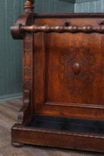 Load image into Gallery viewer, English Oak Hallstand c.1890