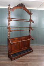 Load image into Gallery viewer, English Oak Hallstand c.1890
