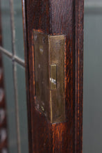 Load image into Gallery viewer, English Oak Leaded Glass Bookcase c.1910