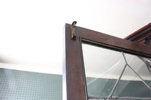 Load image into Gallery viewer, English Oak Leaded Glass Bookcase c.1910