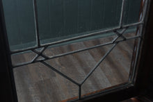 Load image into Gallery viewer, English Oak Leaded Glass Bookcase c.1910