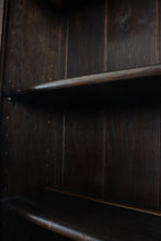 Load image into Gallery viewer, English Oak Leaded Glass Bookcase c.1910