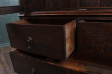 Load image into Gallery viewer, English Oak Leaded Glass Bookcase c.1910