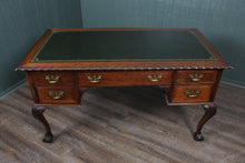 Load image into Gallery viewer, English Oak Leather Top Desk c.1900