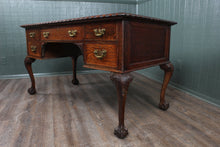 Load image into Gallery viewer, English Oak Leather Top Desk c.1900