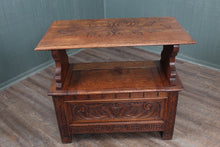 Load image into Gallery viewer, English Oak Monks Bench c.1900