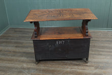 Load image into Gallery viewer, English Oak Monks Bench c.1900