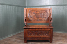 Load image into Gallery viewer, English Oak Monks Bench c.1900