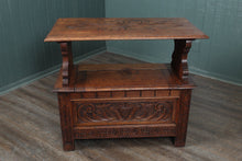 Load image into Gallery viewer, English Oak Monks Bench c.1900