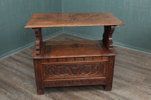 Load image into Gallery viewer, English Oak Monks Bench c.1900