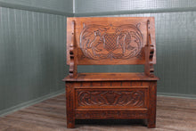 Load image into Gallery viewer, English Oak Monks Bench c.1900