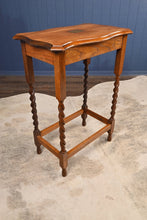 Load image into Gallery viewer, English Oak Occasional Table dated 1935