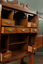Load image into Gallery viewer, English Oak Pipe Cabinet c.1900